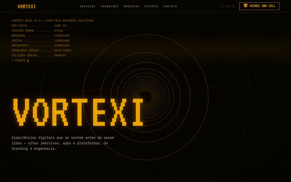 Template de landing page para agências